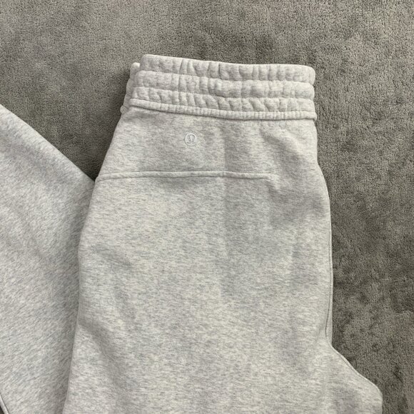 Lululemon Sweatpants Womens 10 Gray Loungeful High Rise Jogger Fleece Athleisure - Picture 2 of 16